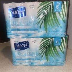 Suave Essentials Ocean Breeze Refreshing Bar Soap - 6 Bars $2.50 each   