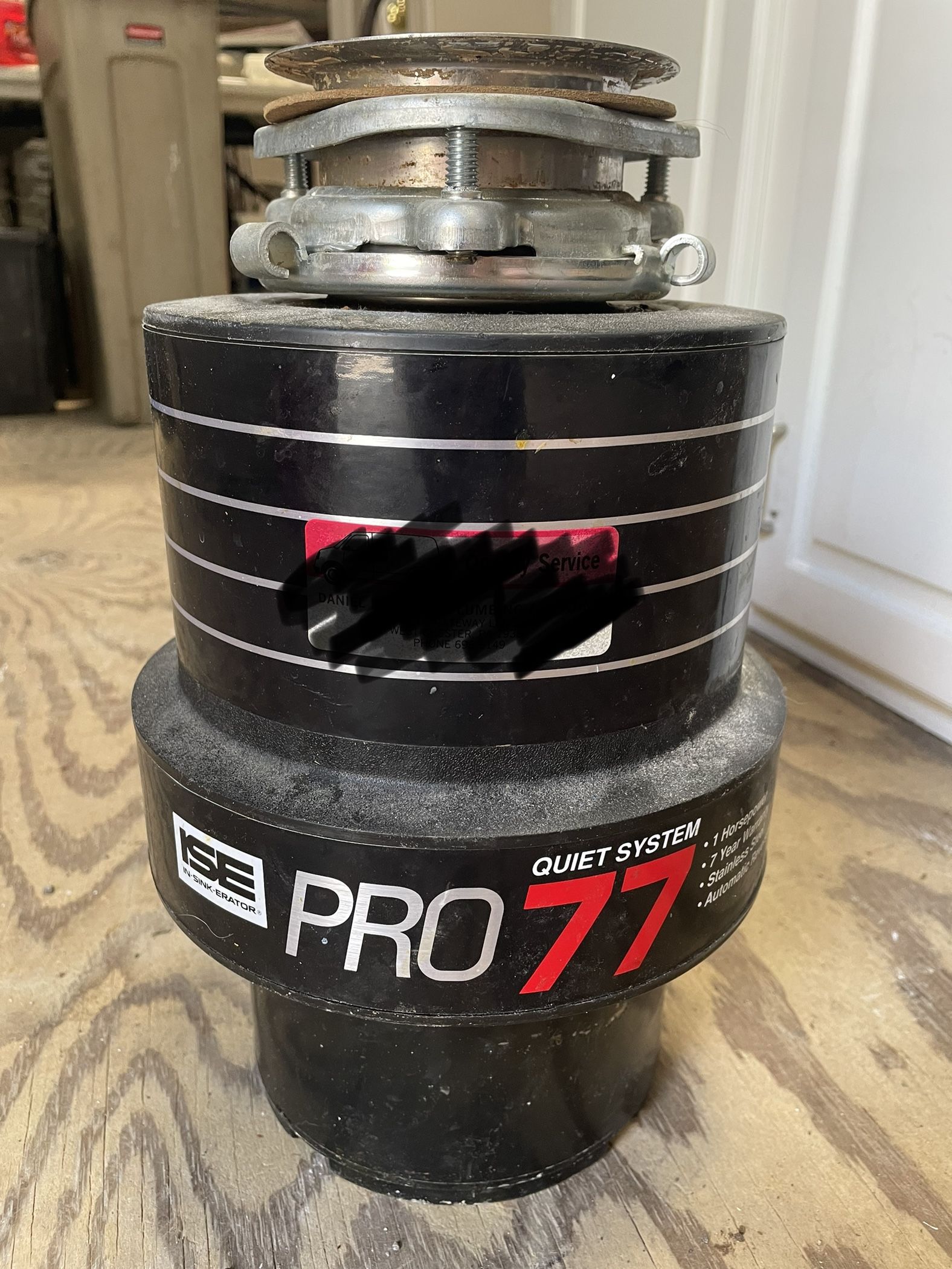 Insinkerator Garbage Disposal for Sale in West Bradford Township, PA