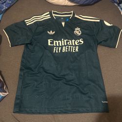 Real Madrid Adidas Third Kit Jersey Size L