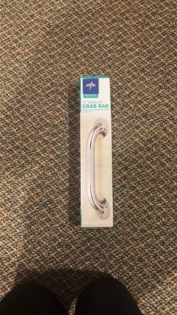 Medline 12" Knurled Bath Grab Bar