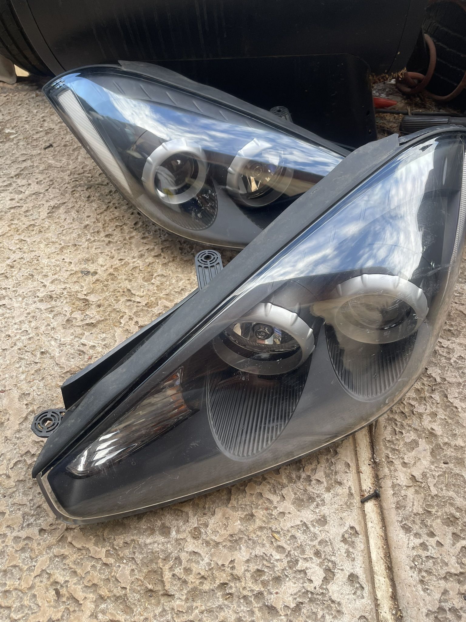Head Light Lamp LH & RH Set for Hyundai Tiburon Coupe 07-08