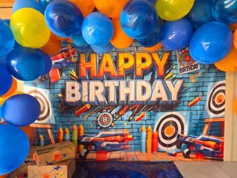Nerf Theme Party decorations