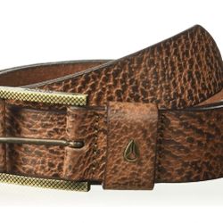 BRAND NEW IN BAG NIXON Men's Americana Belt Ii Brown X-Small 