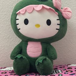 Large Hello Kitty Dinosaur Stuffed Animal 
