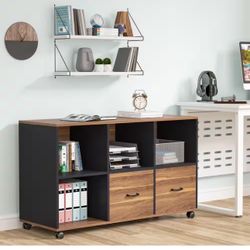 All New 43” File Storage Cabinet With 3 Tiers Shelves Side