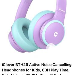 iClever BTH26 Active Noise Cancelling Headphones for Kids