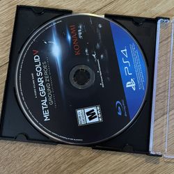 Metal Gear Solid V Ground Zeros PS4