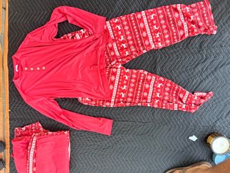 Red Christmas Pajama Set