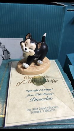 WDCC Figaro “Say hello to Figaro” Disney Figurine