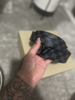 Black Louis Vuitton Belt 