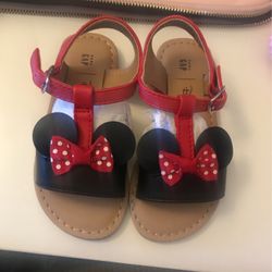 Minnie Mouse Red Sandals 