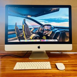  imac 27” 5K 2019 3.7 Ghz 6Core i5 16GB RAM 500GB Radeon pro 580X 8GB V-RAM 