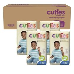 Cuties Diapers (2 Boxes) Size 6