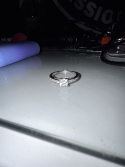 Authentic Diamonds Promise Ring (Size 7) 