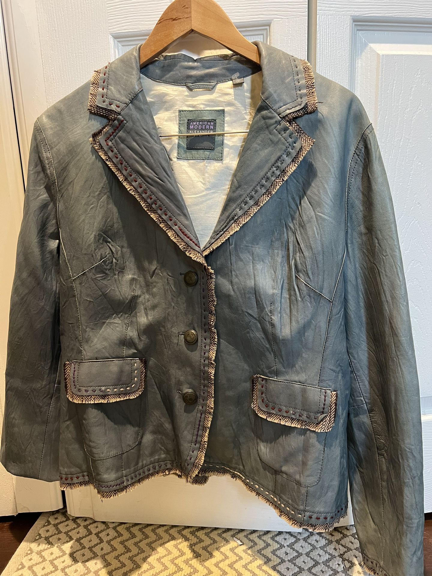Leather Jacket For Women Size XL