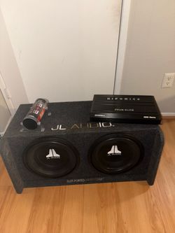 12 inch JL Audio subwoofer