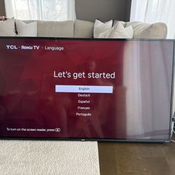 55” TCL ROKU TV