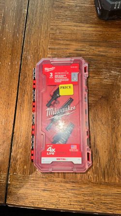 Milwaukee Black Oxide Step Drill Bit Set (3-Piece