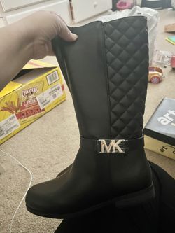 Girls Micheal Kors Leather Boots
