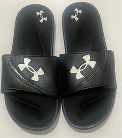 Under Armour Slides Men's Size 10 Memory foam Summer Shoes Sandals - NEW