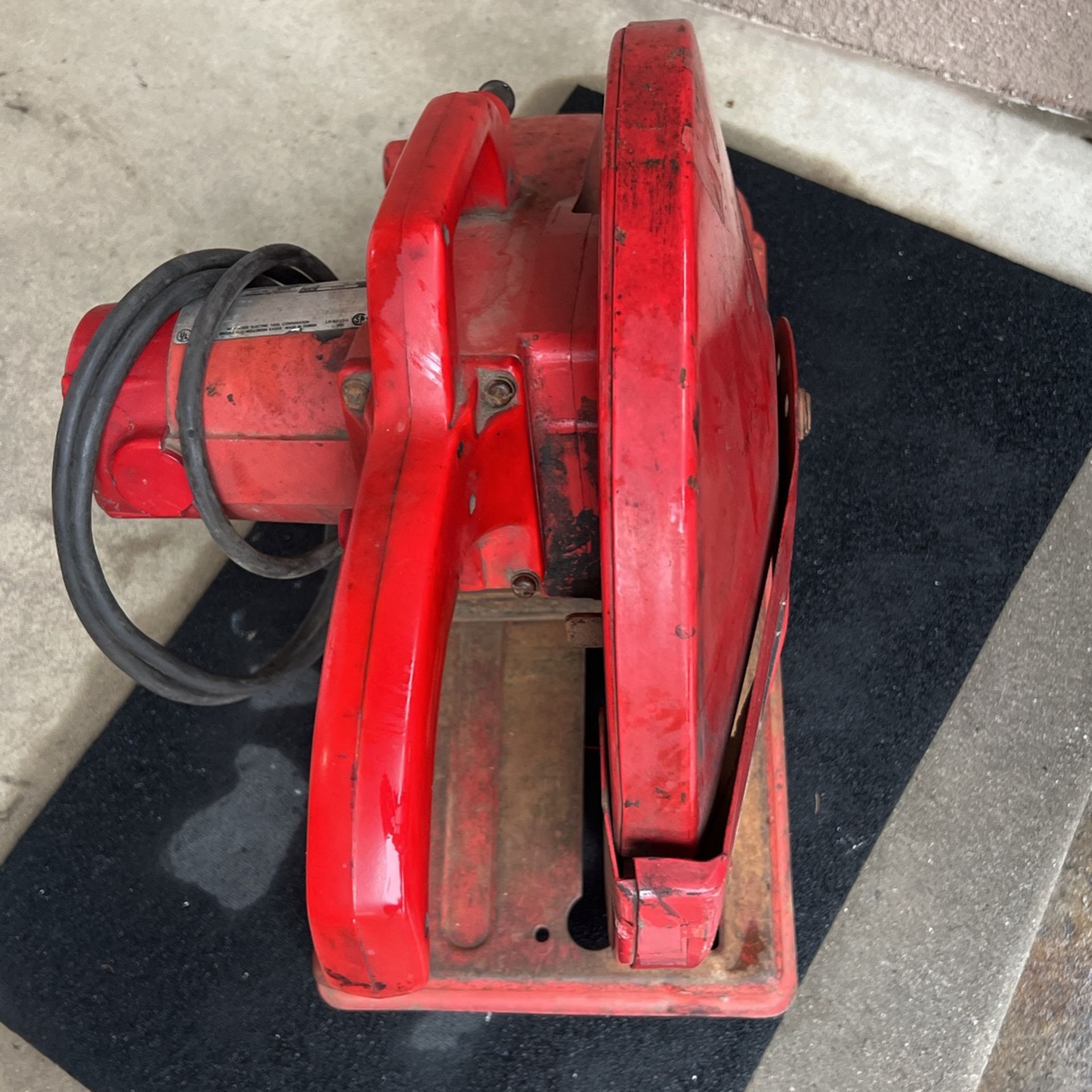 Milwaukee Cut Off Saw Good Work Condition