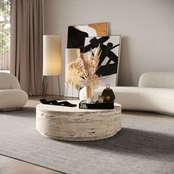 Travertine Coffee Table 