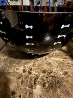 Blown glass bowl