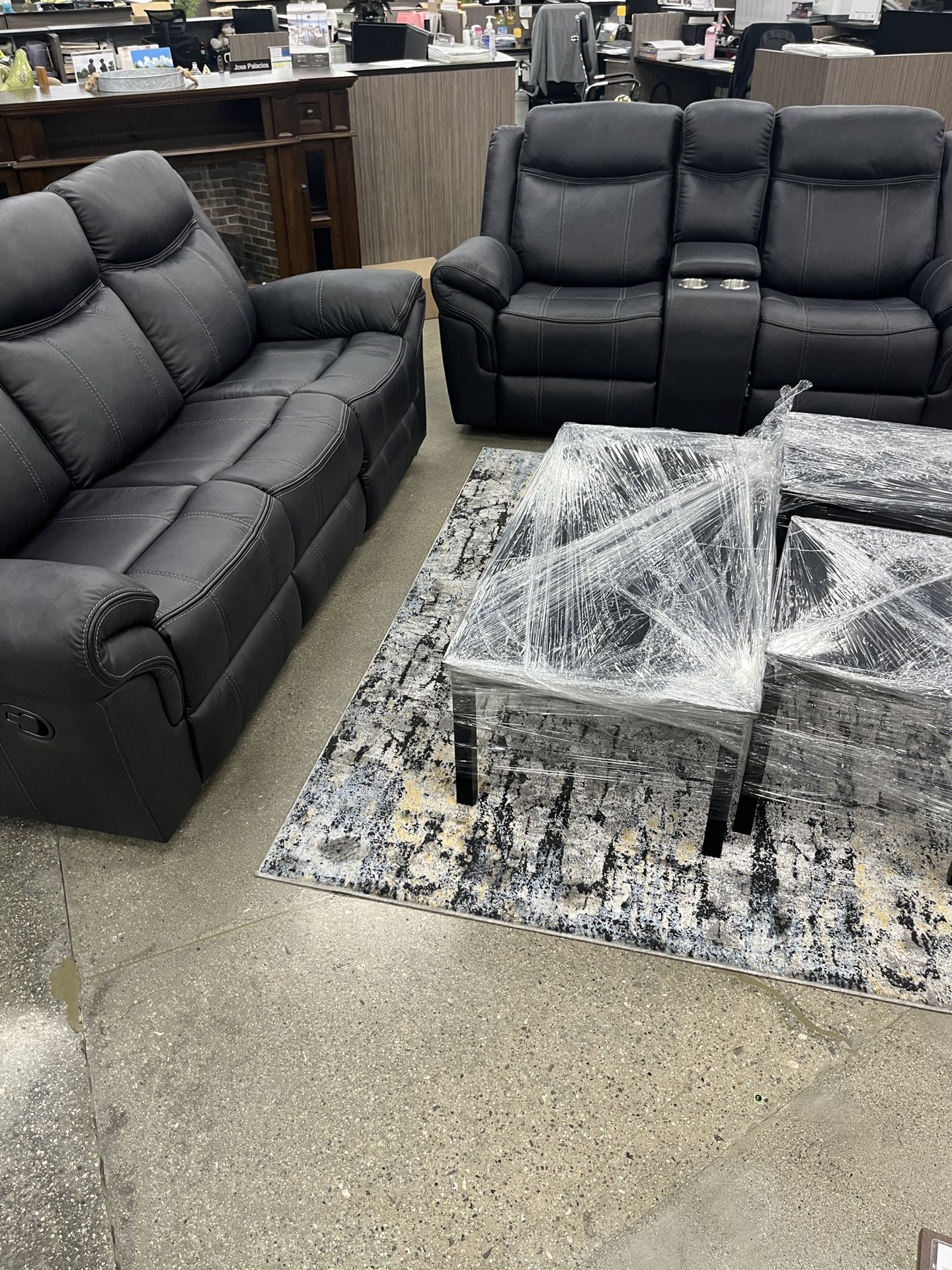 Set Sofas Leather I work with someone sells Appliance and furniture LA he can bring it to Bakersfield and deliver to your house for $45
