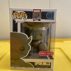 Funko POP! Marvel 80 Years Captain America (Patina) #497 Vinyl Figure 5-1