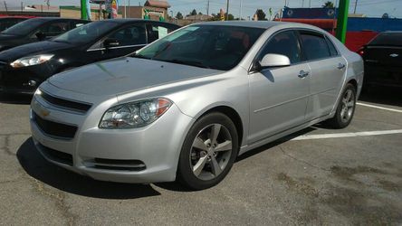 2012 chevy malibu lt $500 down payment oac drive away