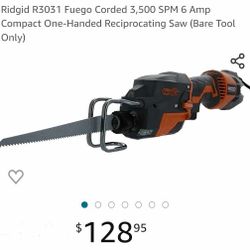 Ridgid R3031 Fuego Corded 3 500 SPM 6 Amp Compact One