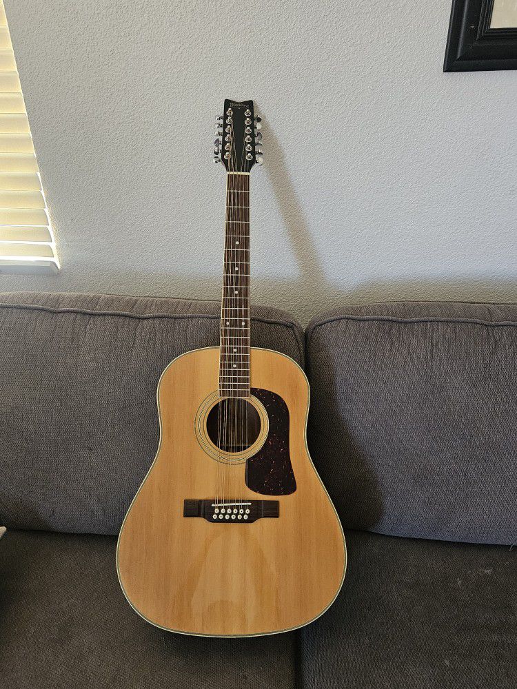 1994 Washburn D24-S 12 String Acoustic Guitar 