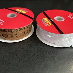 $7 Gingerbread & Snowman Ribbon