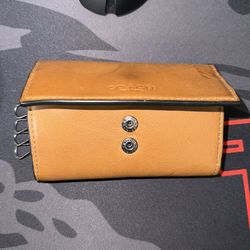 Coach- Leather Key Case