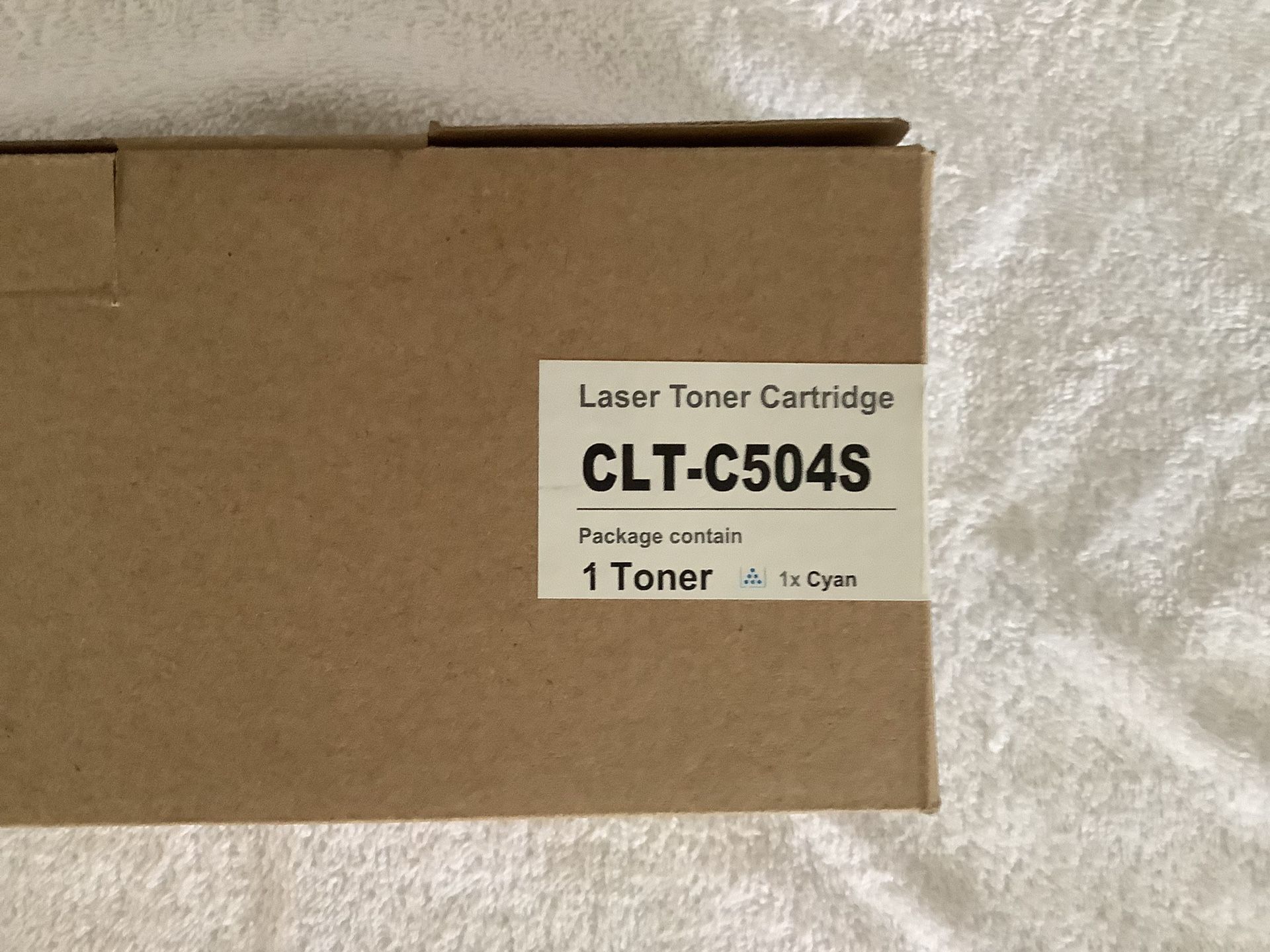 CLT  Laser Tone Cartridge 1x Cyan