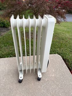 Space heater. Oil filled radiator heater. Works perfectly.
