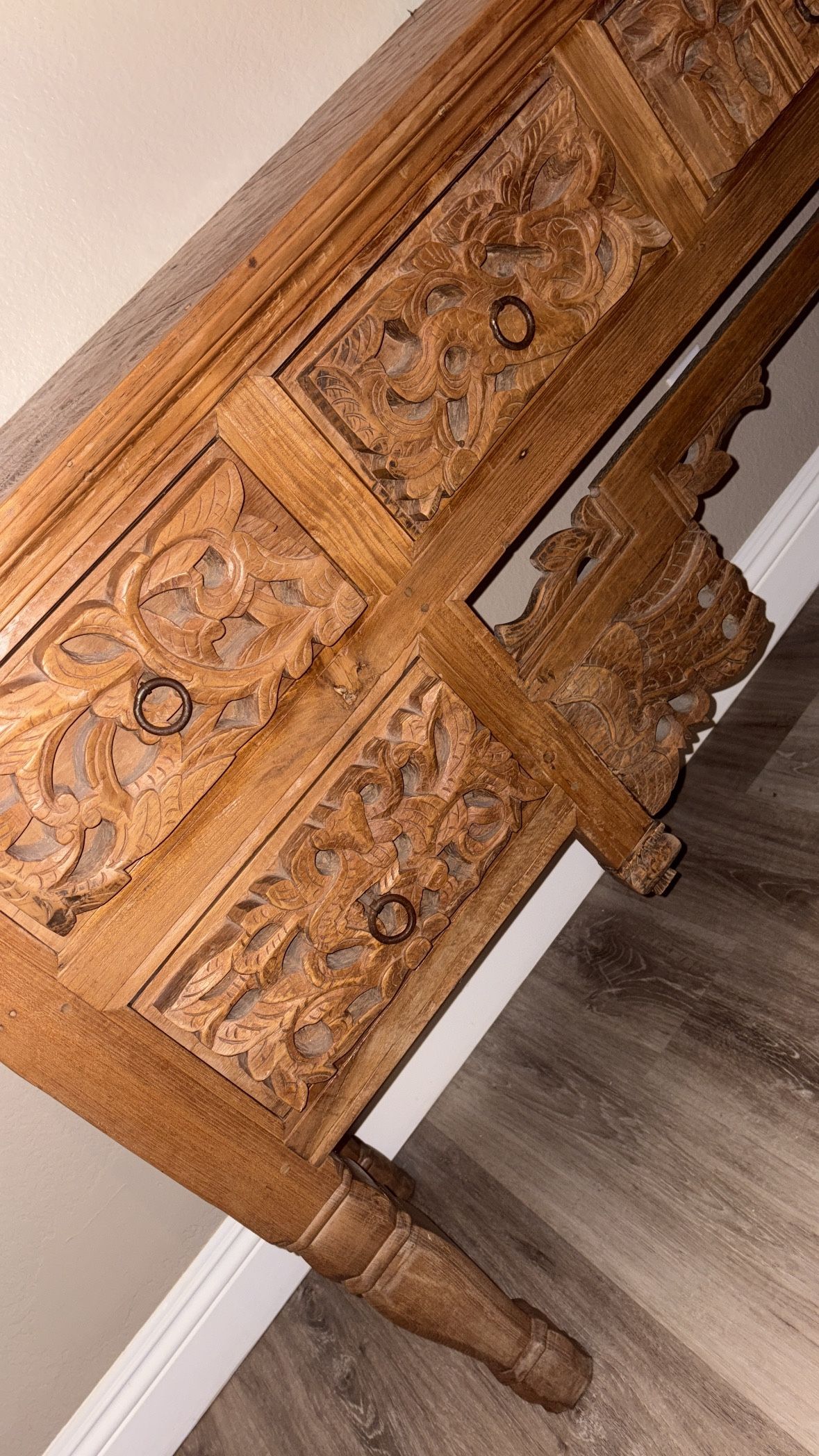 Antique Entry Console Table