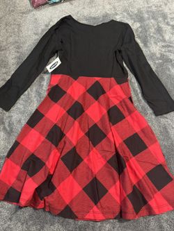 Old Navy Plaid Dress For Girls Large 10-12