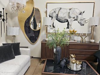 Real Marble ​and Gold Mirror​ Made in Mexico​