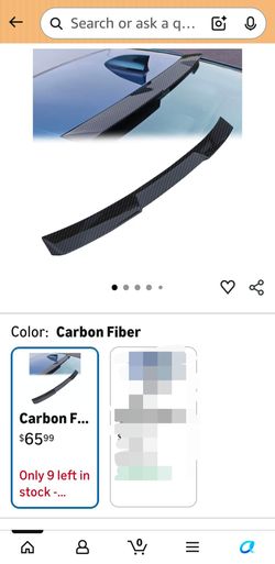 2023-2026 Honda Accord Rear Window Spoiler for 11th Gen Accord(Carbon Fiber)
Brand new in the box
$50