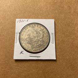 1921 S Morgan Silver Dollar 