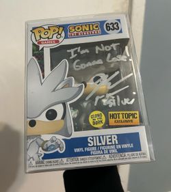 Funko Pop Sonic The Hedgehog Silver Signed