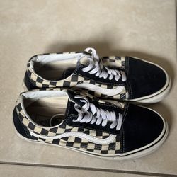 Checkered Vans 