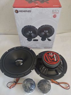 MEMPHIS 1 PAIR 6.5" 100 WATTS COMPONENT SET CAR SPEAKER