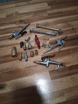 Pneumatic Air Hose Pieces Adapter Lot