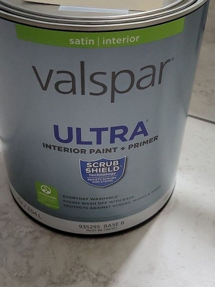 3 - Gallons Of Valspar Ultra Paint & Primer In Nuetral BEIGE Colors & 1- Gallon Mouse Mouse Eggshell Finish All 3 Cans For $19.99-for All Cans