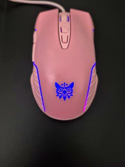 ONIKUMA CW905 Pink Wired RGB Gaming Mouse