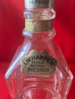 Vintage I. W. Harper Bourbon Bottles