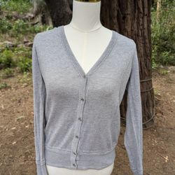 Banana Republic Medium Grey Cardigan 