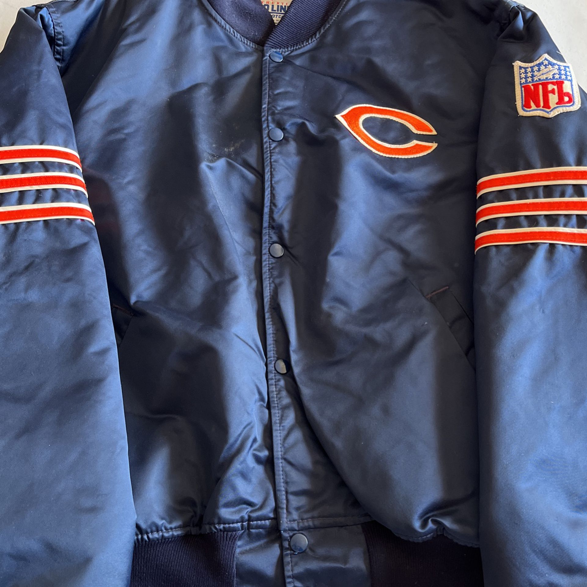 Chicago Bears Football Satin Bomber Jacket for Sale in Tucson, AZ